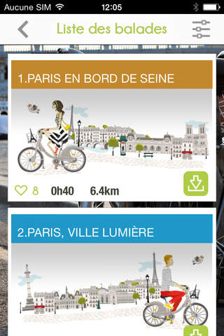 Guide Paris à Vélib screenshot 2