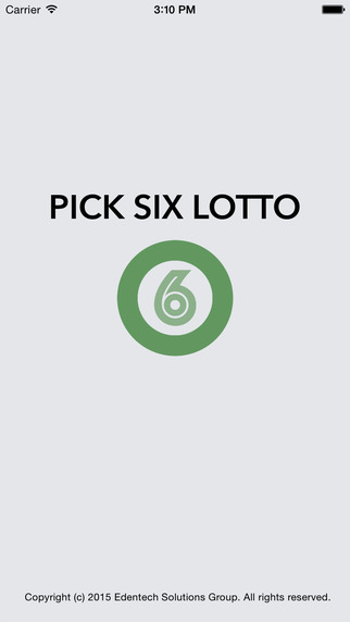 Pick Six Lotto