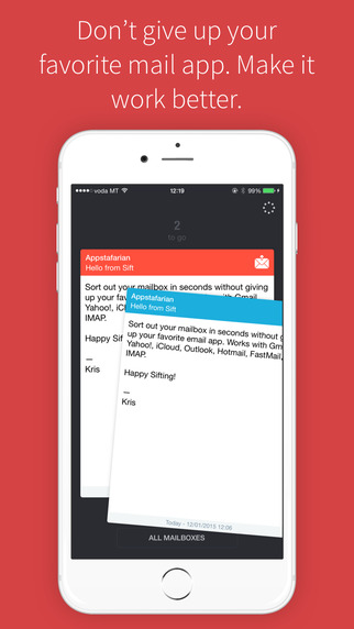 Sift Lite - Gesture based email for all your mailboxes