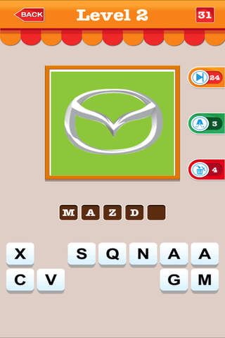 Aaa Trivia Quiz Game of Car Brand - Guess The Company Name of Top Cars by Checking The Logo at Picture screenshot 3