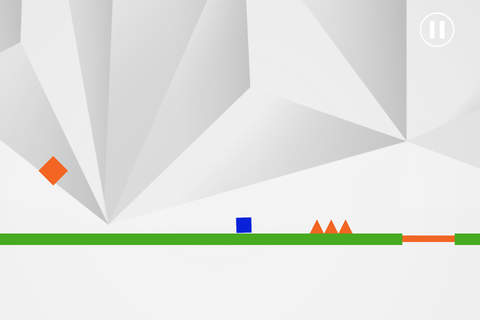 Bouncy Jump Alpha Geometry: Escape of The Orange Arrow screenshot 3