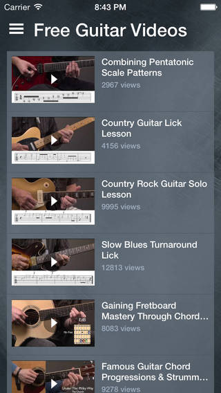 【免費音樂App】Free Guitar Videos-APP點子