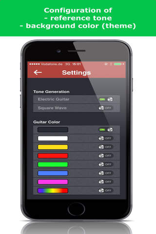 Simple Guitar Tuner Pro - The Chromatic Tuner for Acoustic and Electric Guitar, Bass, Ukulele ! screenshot 3