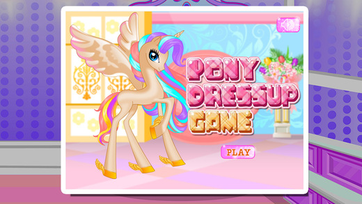 【免費遊戲App】Pony dressup game-APP點子