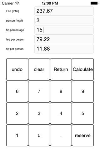 Tip Calculator new screenshot 2