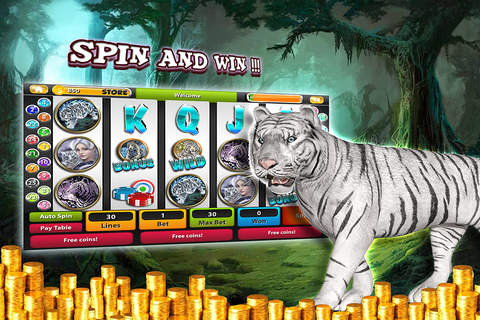 Asian Tiger King Casino Slots : The Lucky Way to Win on Super Las Vegas ! screenshot 2