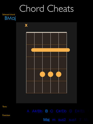 【免費音樂App】Chord Cheats-APP點子