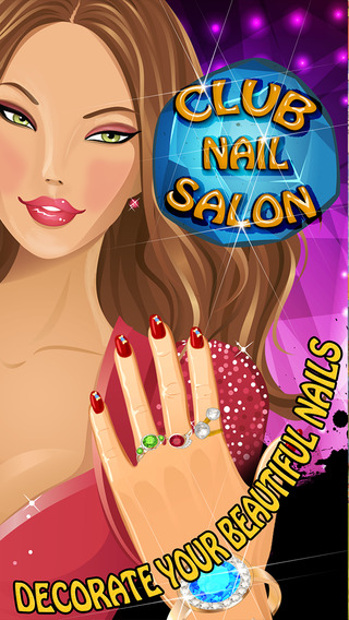 Nail Club Makeover - Decorate your Nails In A Manicure Spa Salons With Ace Glow Polish