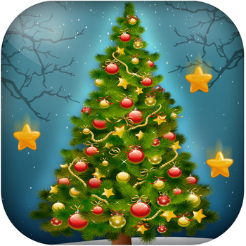 CHRISTMAS TREE HOLIDAY CATCH - TWINKLY STAR GRAB RUSH LOGO-APP點子