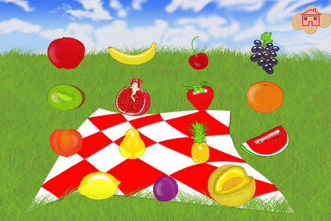 Fruits Wood Puzzle Preschool Learning Experience Match Game screenshot 2