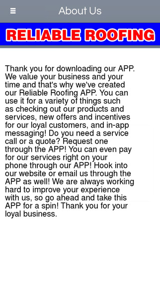 【免費商業App】Reliable Roofing - Palm Springs-APP點子