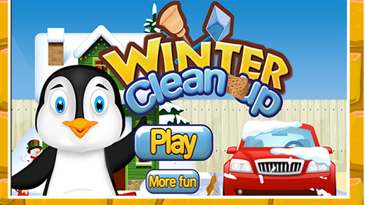 Winter Clean Up - House Room Makeover and CleanUp Game for Children