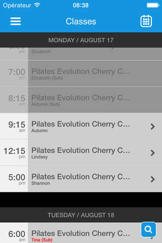 Pilates Evolution screenshot 2