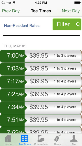 【免費運動App】Eagle Creek Golf Tee Times-APP點子