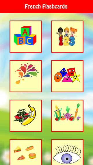 French Flashcards For Kids and Babies