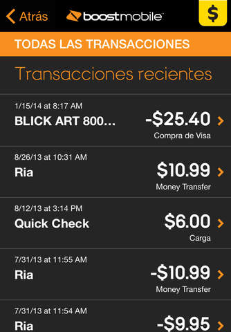 Boost Mobile Wallet screenshot 2