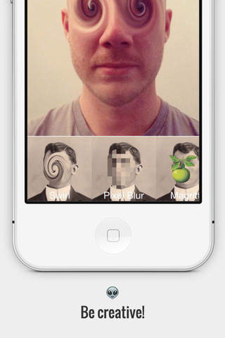 AnonyFace: the anti-selfie app – filters for your face! screenshot 4