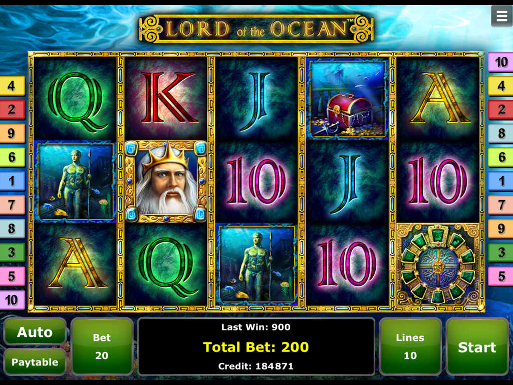 Ocean slot games
