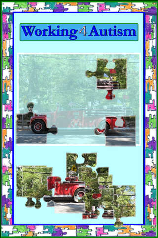 Working 4 Autism Firetruck Puzzle Game screenshot 3