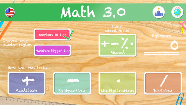 Math 3.0 Numbers to and up 100