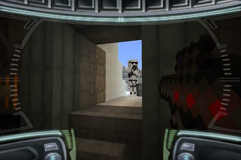 SPACE WARS - MC Survival Block Shooter MiniGame with Multiplayer screenshot 3