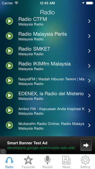 Malaysia Radio News Music Recorder