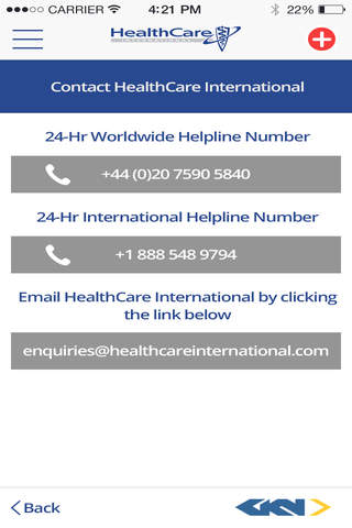 HealthCare International Emergency screenshot 4