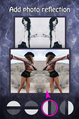 Photo Mirror Effects Pro - Light Reflection & Water Effects Blender to Clone Yourself screenshot 2