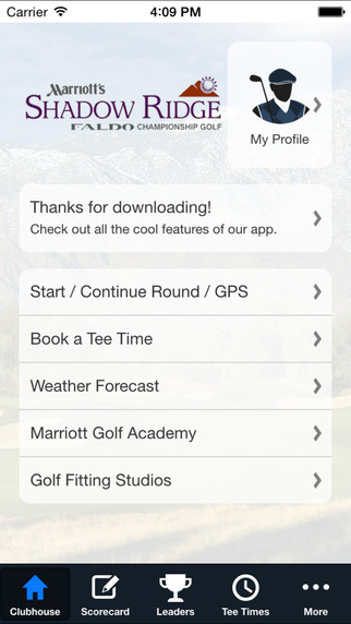 【免費運動App】Marriott’s Shadow Ridge Golf-APP點子