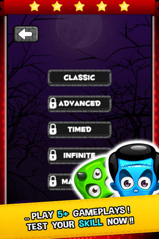 Five Monster Busters Saga - The legends nights to play match 3 puzzle games for free screenshot 2
