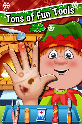 A Christmas Little Santa Doctor Salon - my makeover games for kids screenshot 3