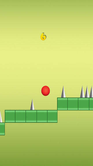 【免費遊戲App】Red Bouncing Ball Pool Popper - Avoid The Spikes In This Easy Physics World-APP點子