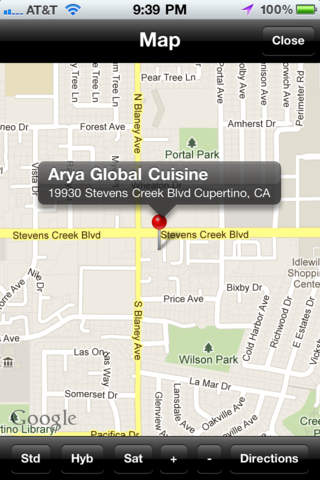 Arya Global Cuisine screenshot 4