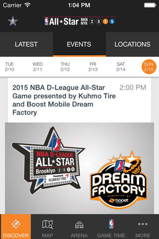 NBA All-Star NYC App screenshot 4