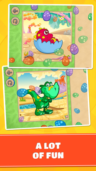 【免費娛樂App】Cute Small Dinosaurs Puzzle Game-APP點子