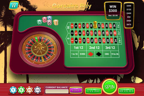 Corsairs Bay Bijou Roulette - FREE - Pirate Vegas Casino Game screenshot 2