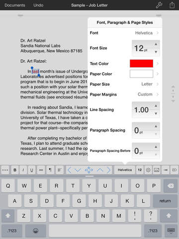 Writer by Textilus - Word processor for the writer in you