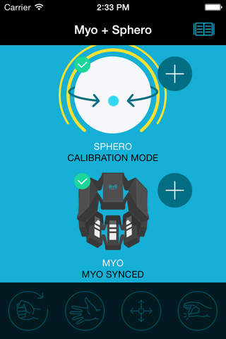 Myo + Sphero screenshot 3