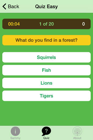 Sammy's Quiz screenshot 4