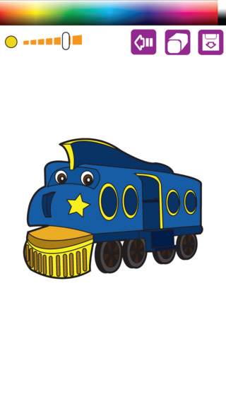 【免費教育App】Coloring Book for Chuggington Trains version-APP點子