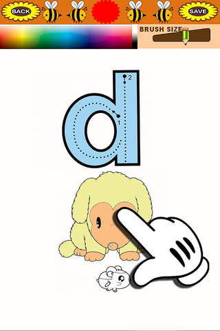 ABCs Small Letter Learing for Hamtaro Version screenshot 2