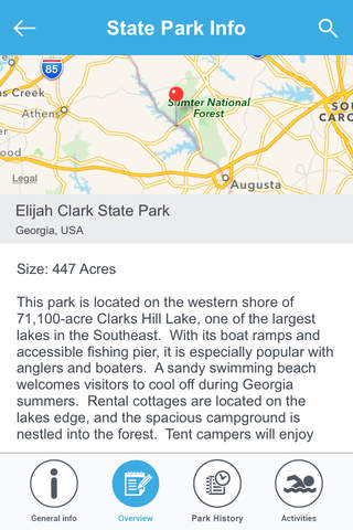 Georgia National Parks & State Parks screenshot 3