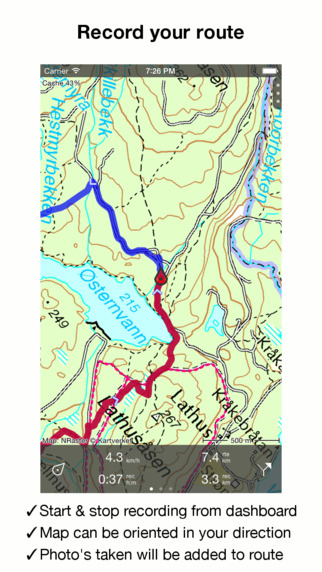 【免費交通運輸App】Topo GPS Norway-APP點子