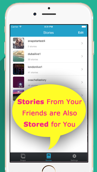 【免費工具App】SnapBag - Upload & Save all snaps for snapchat-APP點子