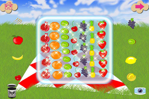 Fruits Magnet Board Preschool Learning Experience Game screenshot 3