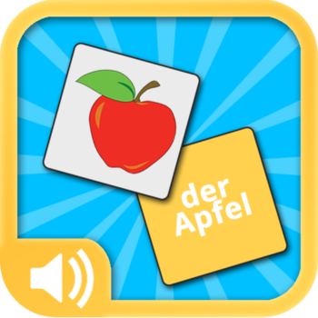 Eduxeso - German: Learn foreign language and play pairs, memory matching puzzle game! LOGO-APP點子