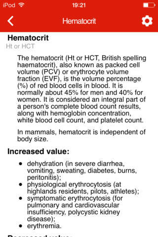 Cito! Lab Values Medical Reference Pocket screenshot 3