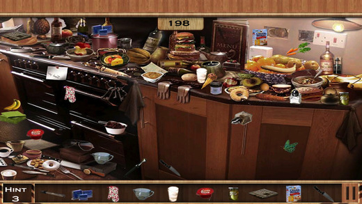 【免費遊戲App】Hidden Objects:Messy Kitchen Hidden Object-APP點子