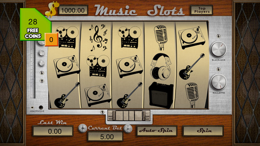 Music Slots Machine - FREE Casino Machine For Test Your Lucky Win Bonus Coins In This Fabulous
