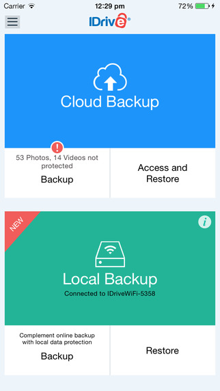 【免費生產應用App】IDrive Online Backup-APP點子